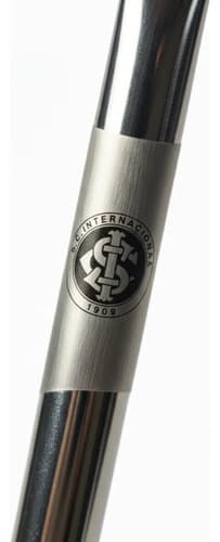 Bomba Chimarrao Em Inox Escudo Time Licenciado Gremio 23 Cm Prateado